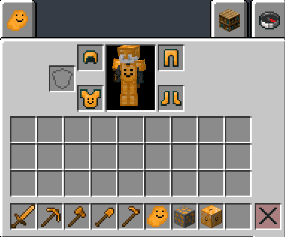 Image of the items in our Minecraft Mod